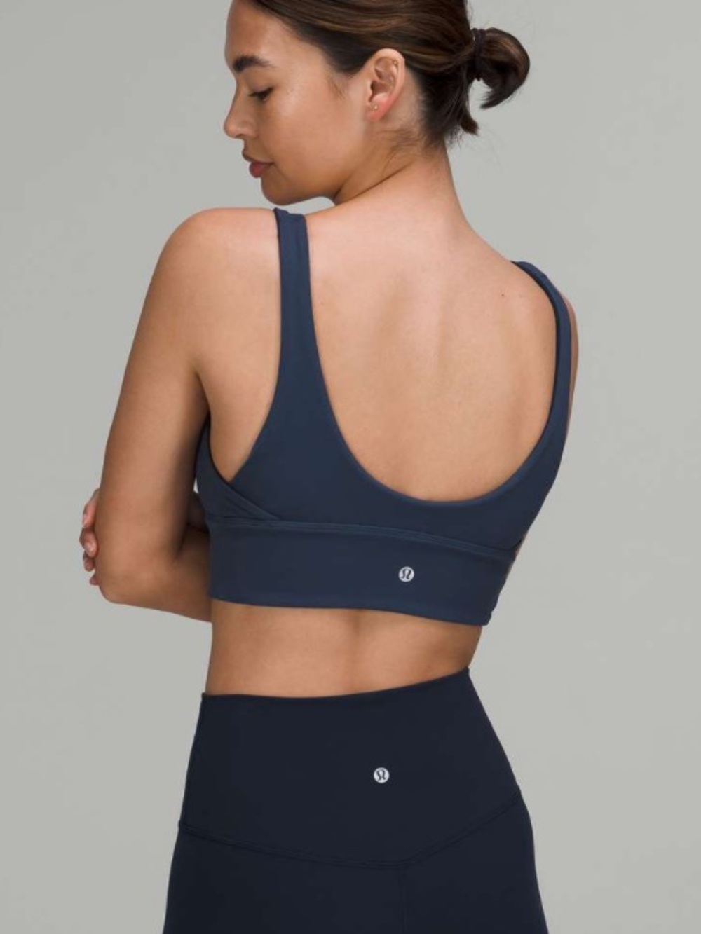 Lululemon Align Reversible Bra *Light Support, A/B Cup Mineral Blue True Navy 10
